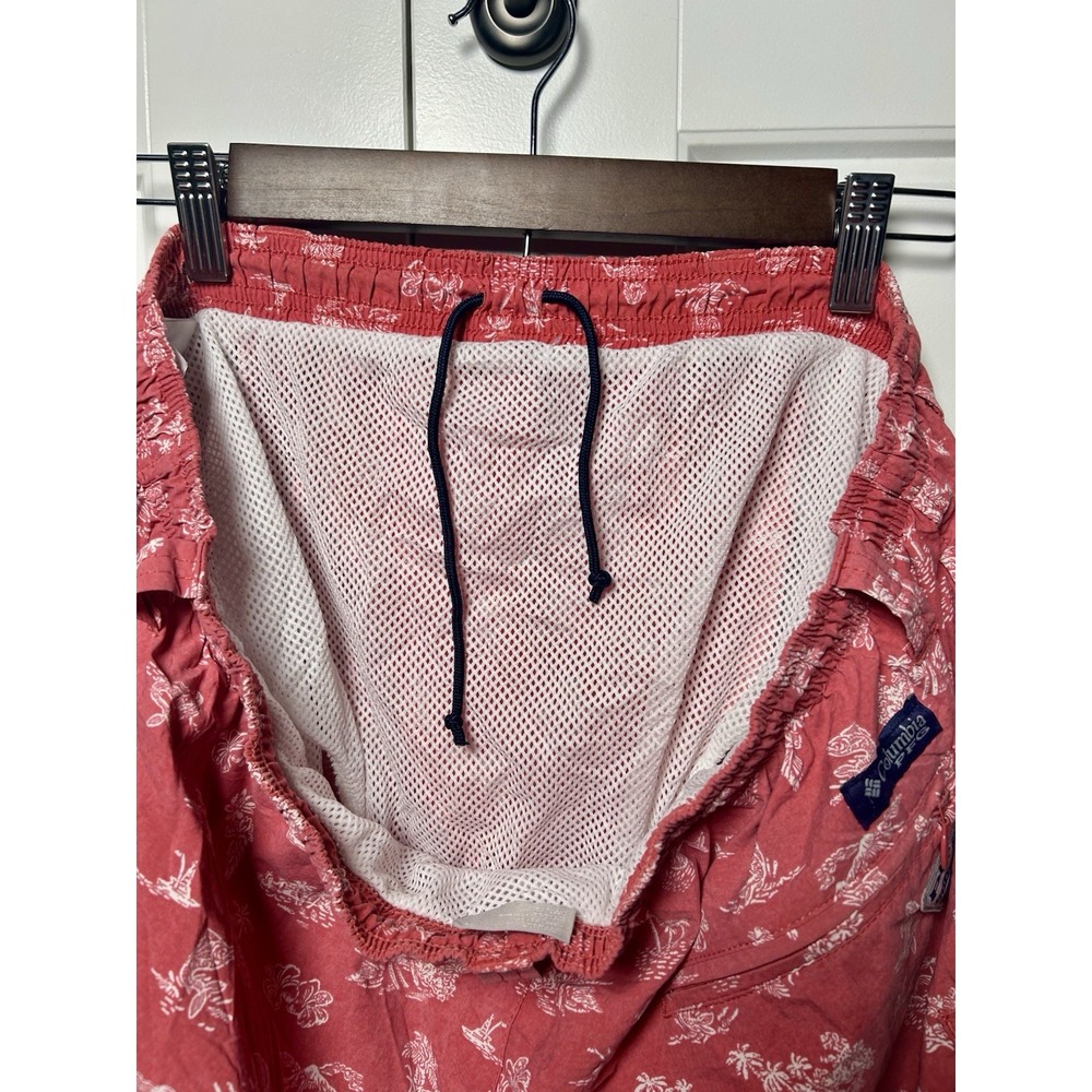 Columbia PFG Men's Super Backcast Water Shorts XL Tropical Coral Mermaid - Picture 9 of 12